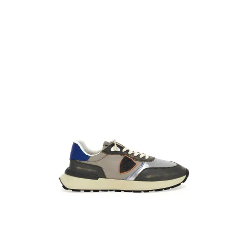 Philippe Model , Low Top Sneakers Mondiale Antibes ,Gray male, Sizes: