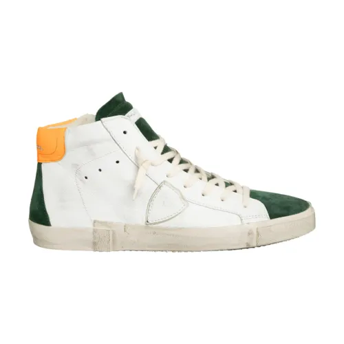 Philippe Model , Prsx High Top Sneakers ,White male, Sizes: