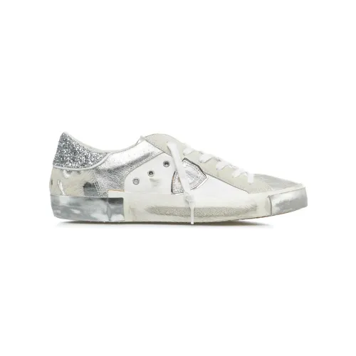 Philippe Model , Silver Sneakers for Women ,Gray female, Sizes: