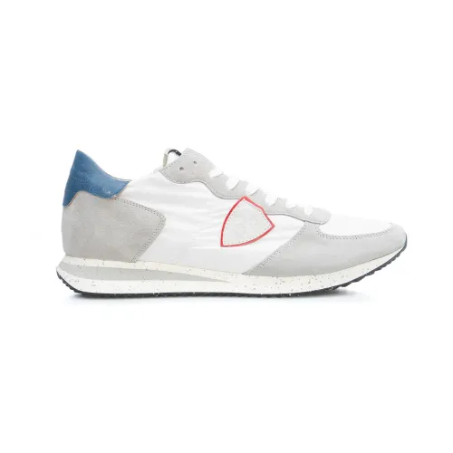Philippe Model , White Leather Sneakers for Men Ss23 ,White male, Sizes: