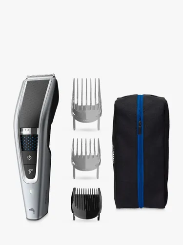 Philips HC5630/13 Series 5000 Cordless Hair Clipper with Turbo Mode, Silver - Metallics - Male