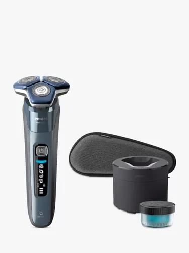 Philips S7882/55 Series 7000 Wet & Dry Electric Shaver with Pop-up Trimmer, TravelCase, Quick Clean Pod, GroomTribe App Connection and Full LED Displa...