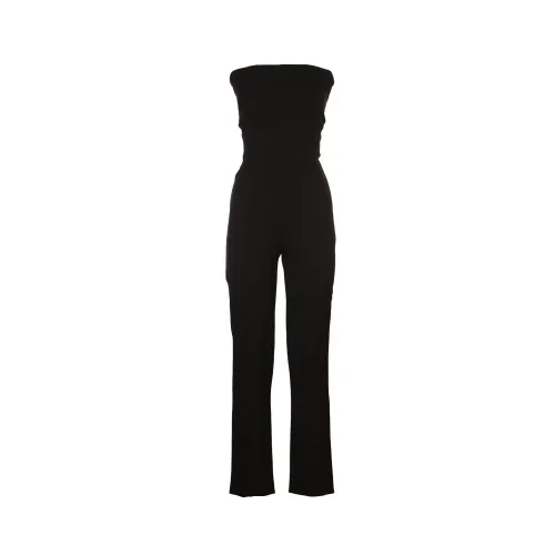 Philosophy di Lorenzo Serafini , Black Dresses by Lorenzo Serafini - Tecno Double Jumpsuit ,Black female, Sizes: