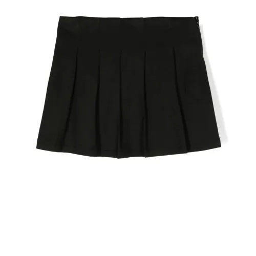 Philosophy di Lorenzo Serafini , Black Embroidered Viscose Skirt ,Black female, Sizes:
