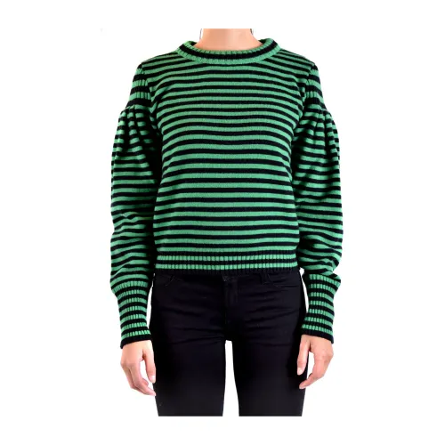 Philosophy di Lorenzo Serafini , Maxi Buckle Sweater ,Green female, Sizes: