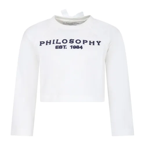 Philosophy di Lorenzo Serafini , Pfts011 0 Jf003 0053 Long Sleeves T-Shirts ,White female, Sizes: