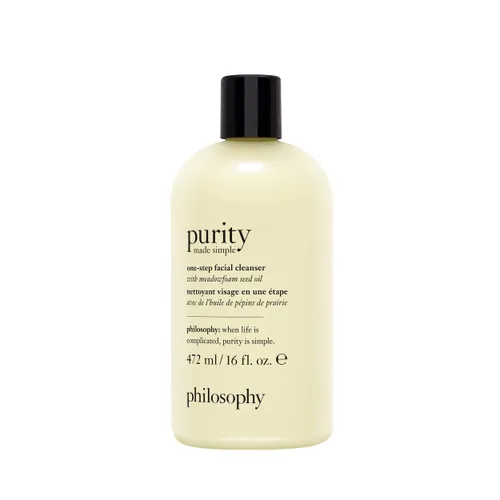 philosophy purity facial cleanser 472ml | daily face wash |