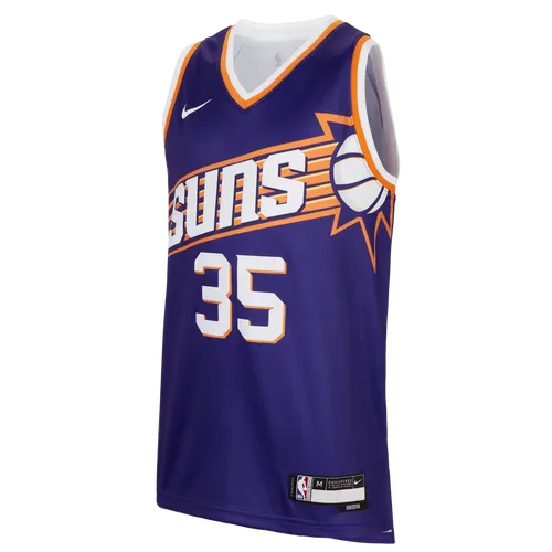 Phoenix Suns 2023/24 Icon Edition Older Kids' (Boys') Nike Dri-FIT NBA Swingman Jersey - Purple - Polyester