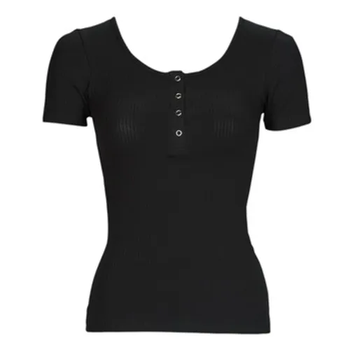 Pieces  PCKITTE SS TOP  women's T shirt in Black