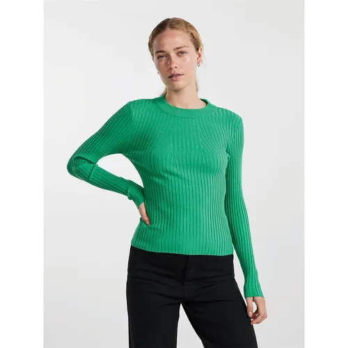 Pieces Womens Crista O Neck Knitted Jumper Mint