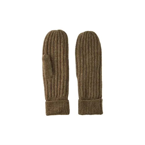Pieces Womens Jeslin Mittens Fossil