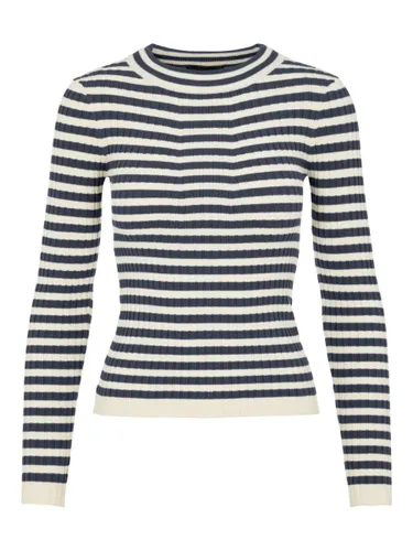 PIECES Women's Pccrista LS O-Neck Knit Noos Bc Sweater