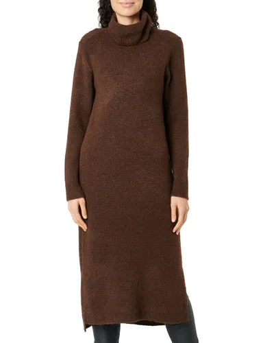 PIECES Women's Pcjuliana LS Roll Neck Knit Dress Noos Bc