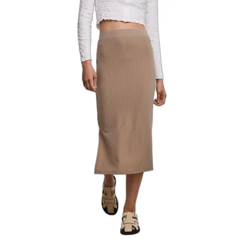 PIECES Women's Pckylie Mw Midi Skirt Noos