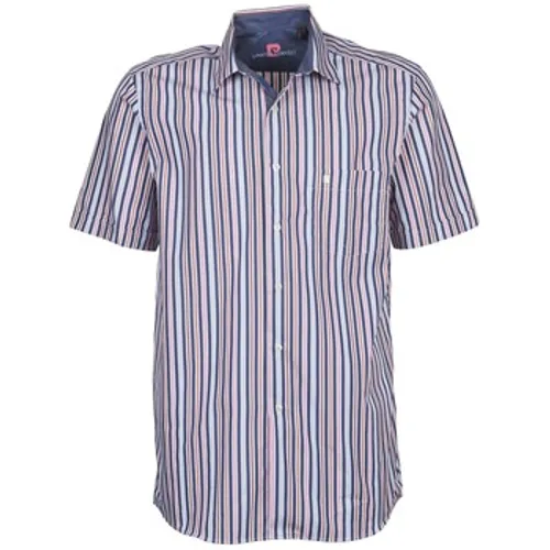 Pierre Cardin  514636216-184  men's Short sleeved Shirt in Blue