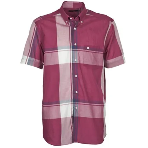 Pierre Cardin  538536226-860  men's Short sleeved Shirt in Purple