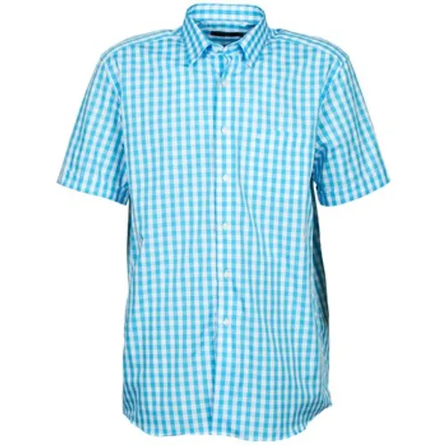Pierre Cardin  539236202-140  men's Short sleeved Shirt in Blue