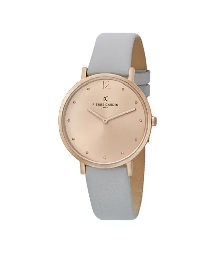 Pierre Cardin Belleville Simplicity WoMens Grey Watch CBV.1011 Leather - One Size
