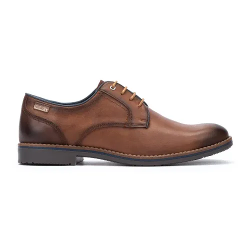 Pikolinos , Modern Two-Tone Lace-Up Shoe for Men ,Brown male, Sizes: