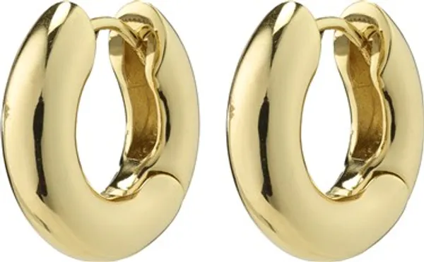 Pilgrim Gold Aica Recycled Huggie Hoop Earrings - Gold