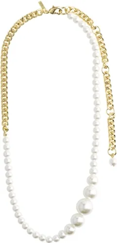 Pilgrim Gold Plated Beat Pearl Necklace - Gold