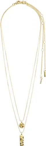 Pilgrim Gold Plated Blink Recycled Necklaces Set of 2 - Gold