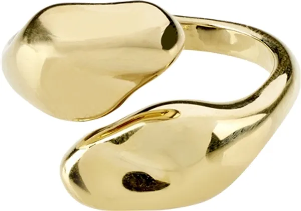 Pilgrim Gold Plated Chantal Pebbles Recycled Ring - Gold