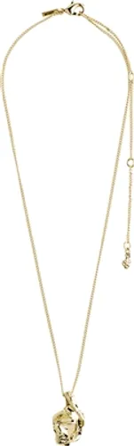 Pilgrim Gold Plated Flow Molten Recycled Necklace - Gold