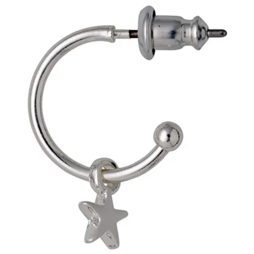 Pilgrim Silver Ava Star Hoop Earrings