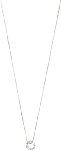 Pilgrim Silver Recycled Rogue Crystal Necklace - 40cm