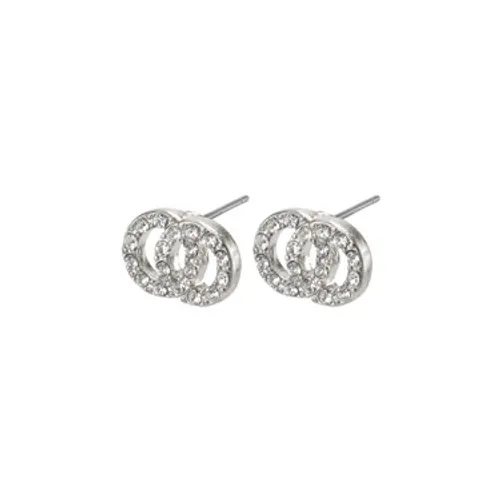 Pilgrim Silver Victoria Crystal Earrings