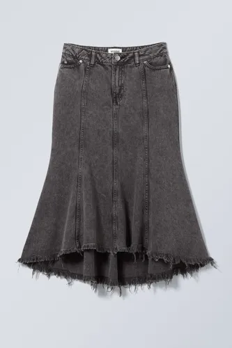 Pim Denim Skirt - Grey