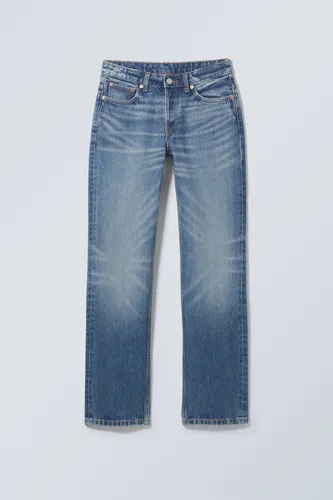 Pin Mid Straight Jeans - Blue