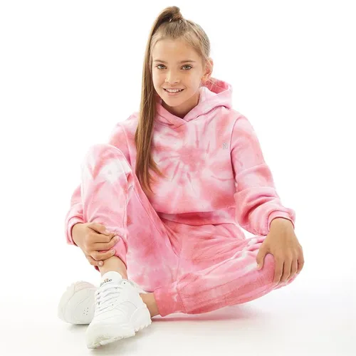 Pindydoll Girls Loren Hoodie And Joggers Set Tracksuit Pink