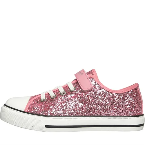 Pineapple Girls Sparkle Shoes Pink Glitter
