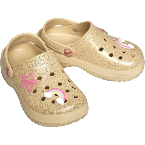 Pineapple Infant Girls Beach Sandals Champagne Glitter