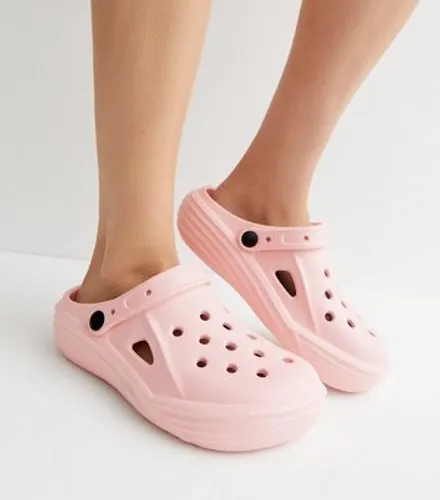 Pink Clog Sandals New Look