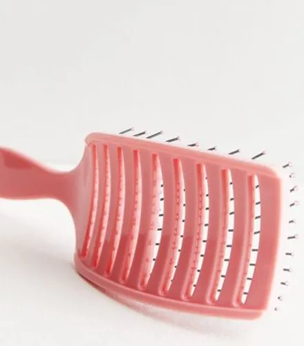 Pink Flexible Hair Brush New Look