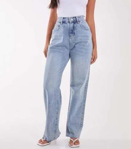Pink Vanilla Blue High-Waisted Jeans New Look