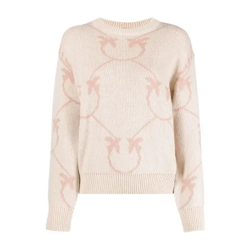 Pinko , Abbey road sweater ,Beige female, Sizes: