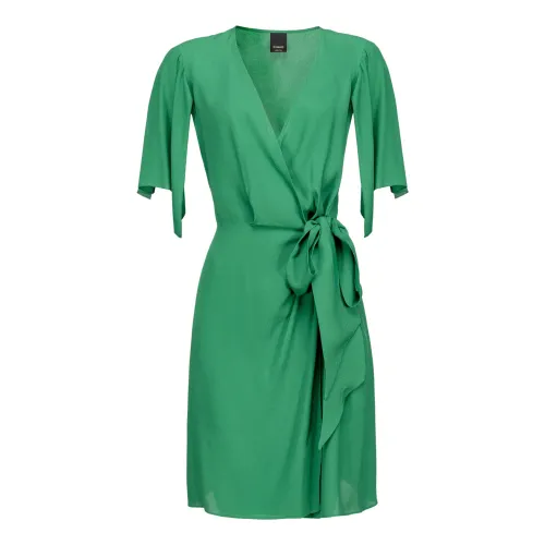 Pinko , Accolto Dress ,Green female, Sizes: