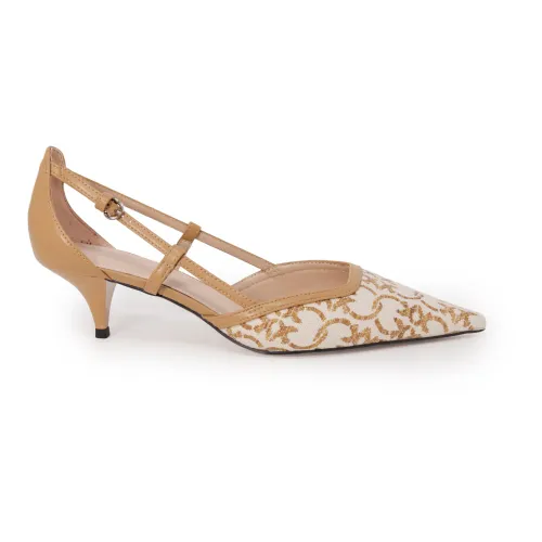 Pinko , ADA 01 - Womens Heeled Shoes ,Beige female, Sizes: