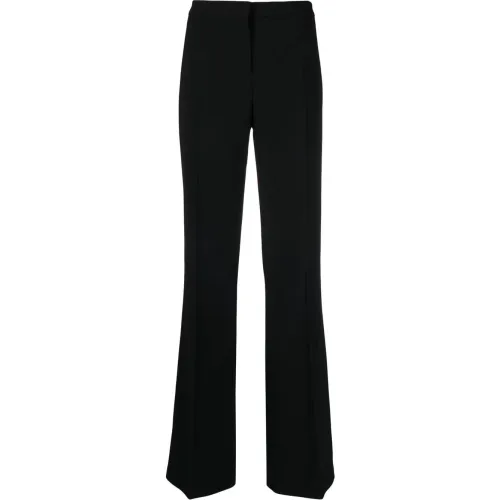 Pinko , Black High-Waisted Trousers ,Black female, Sizes: