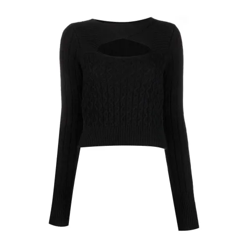 Pinko , Black Sweaters ,Black female, Sizes:
