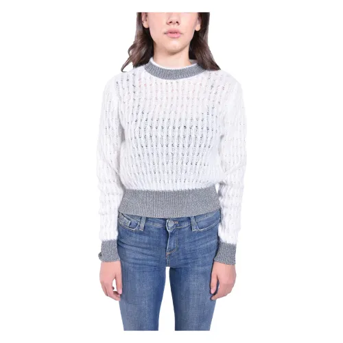 Pinko , Chianti Sweater for Women ,White female, Sizes:
