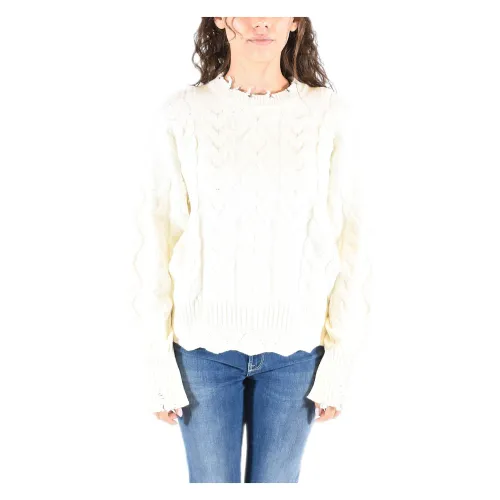 Pinko , Chianti Sweater ,White female, Sizes: