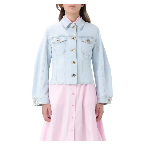 Pinko , Denim Comfort Jacket ,Blue female, Sizes: