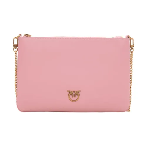 Pinko , Flat Classic small clutch ,Pink female, Sizes: ONE SIZE