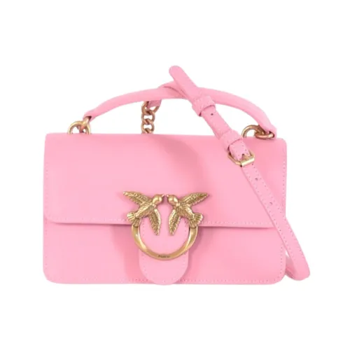 Pinko , Love One Mini Light Shoulder Bag ,Pink female, Sizes: ONE SIZE