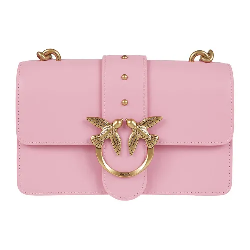 Pinko , Love One Mini Simply Bag ,Pink female, Sizes: ONE SIZE